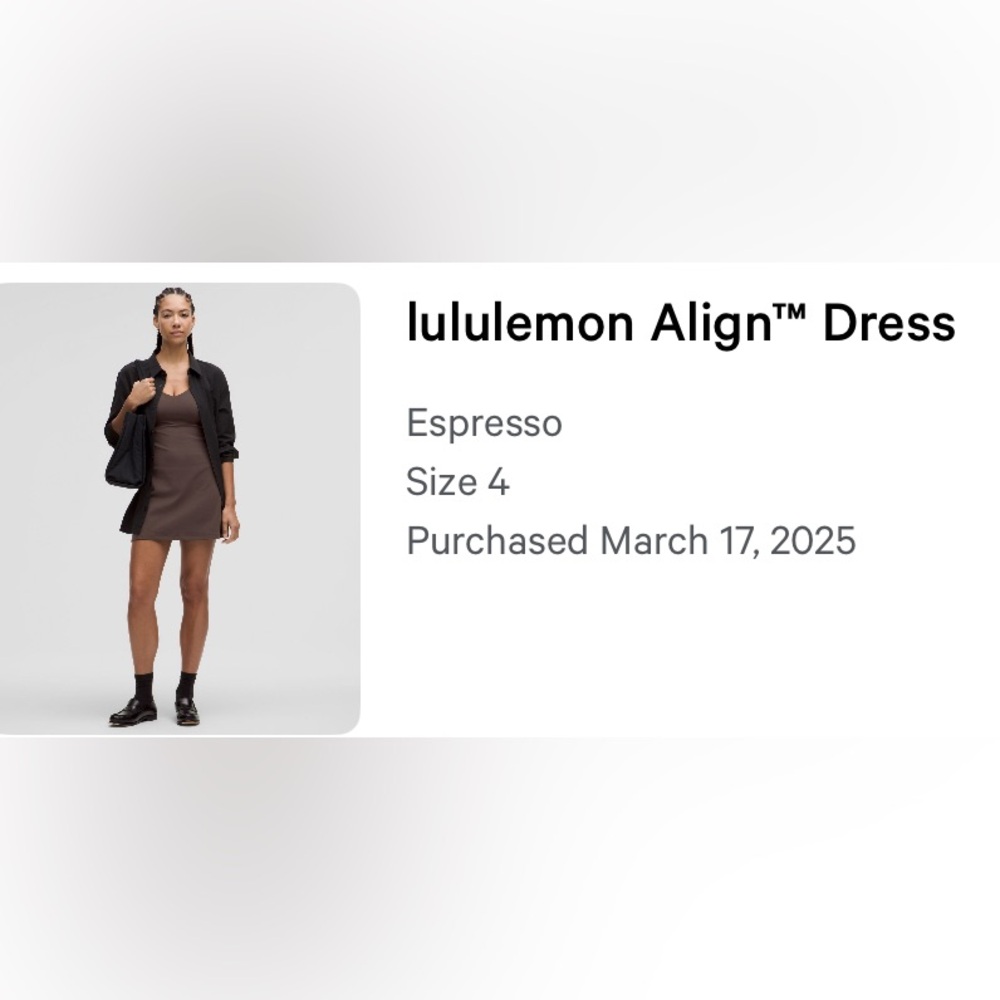 Lululemon dress align